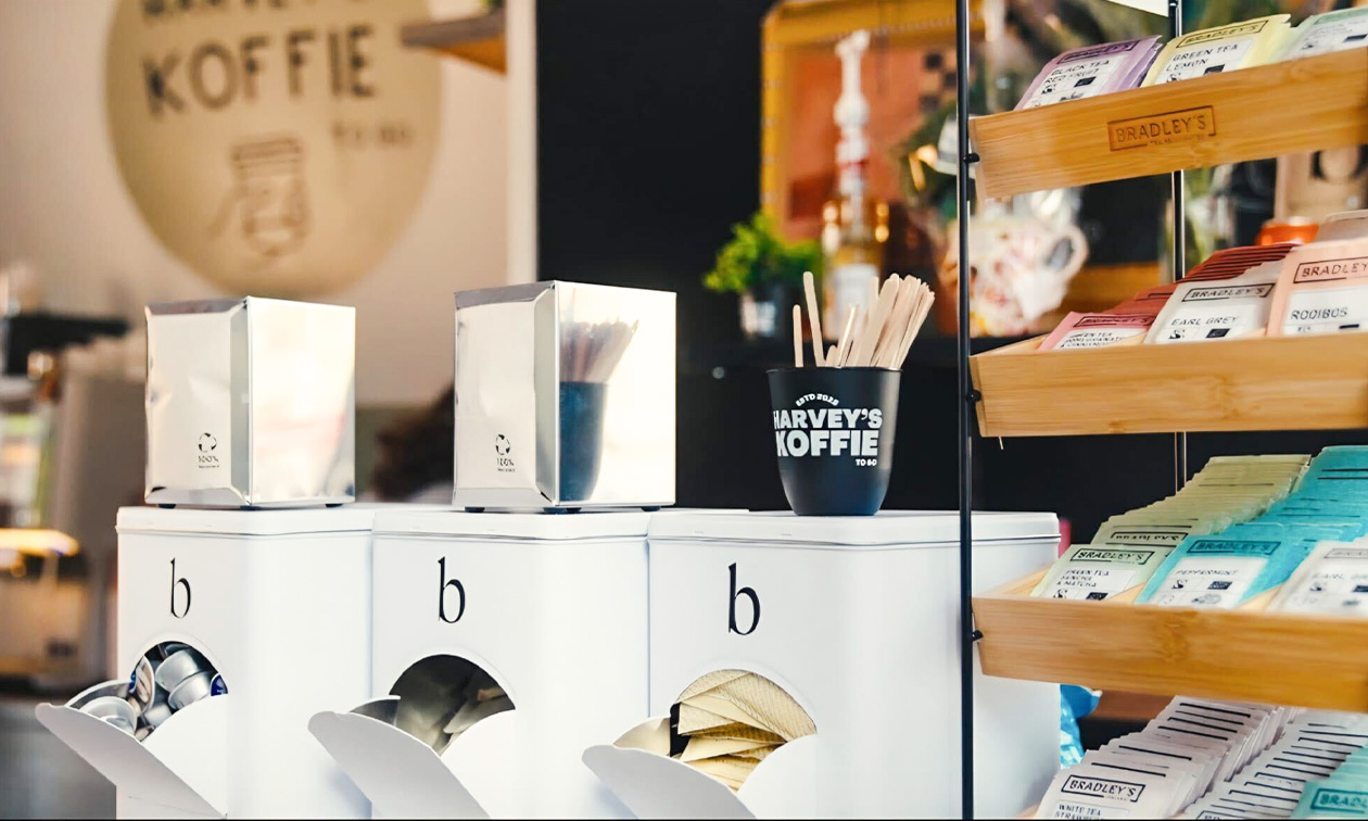 Harvey's koffie to go