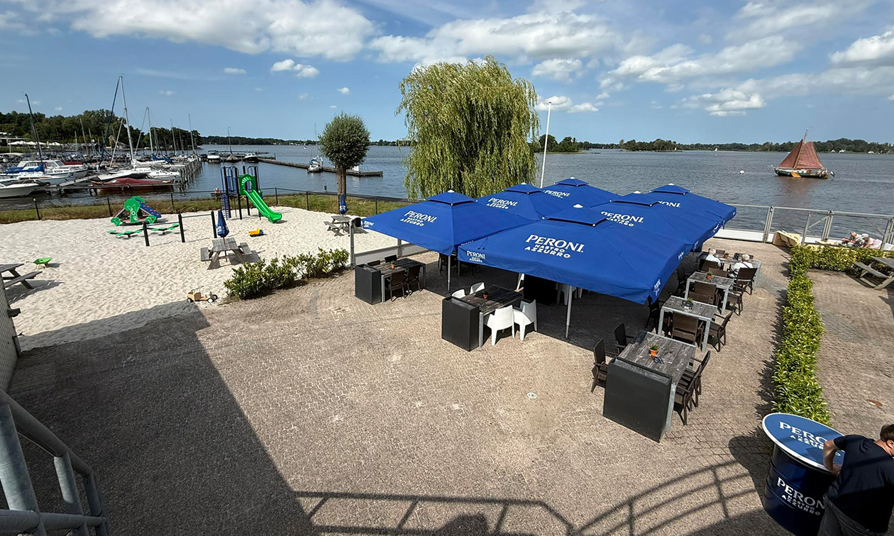 Hé aan het water