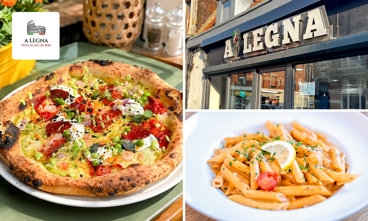 Menu italien en 2 services à la carte au cœur de Lille
