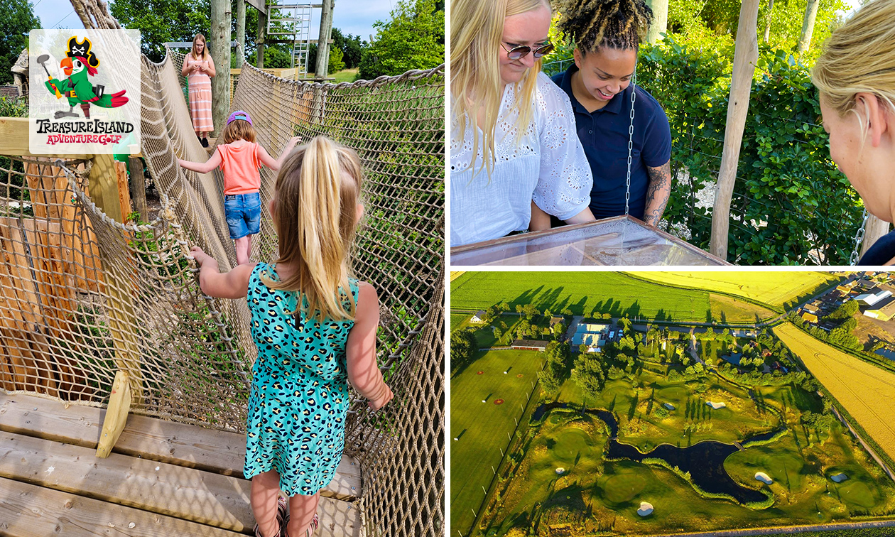 Adventure doolhof bij Akkermans Leisure & Golf