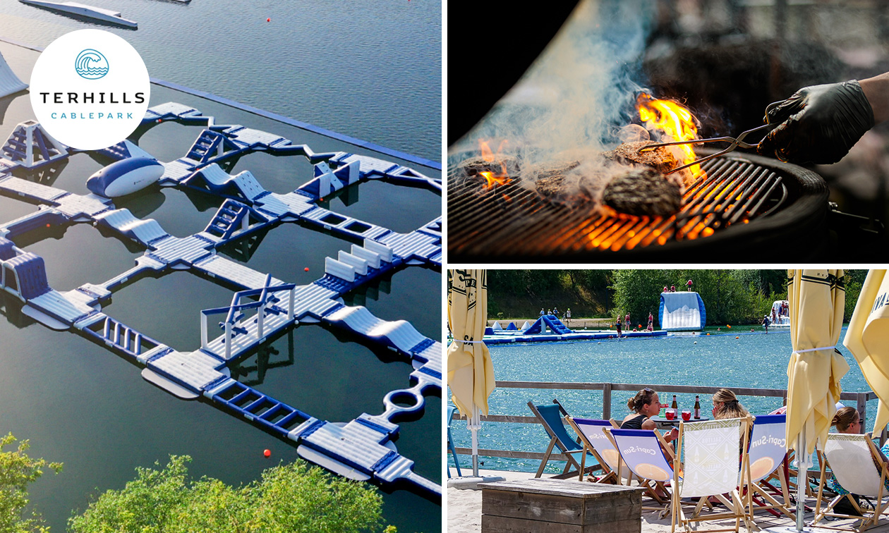 Entree Aquapark Terhills (2 uur) + evt. luxe barbecue