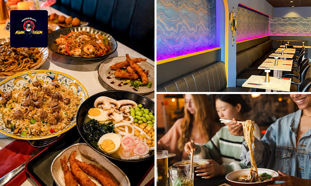 Menu asiatique en 2 services au choix à Liège