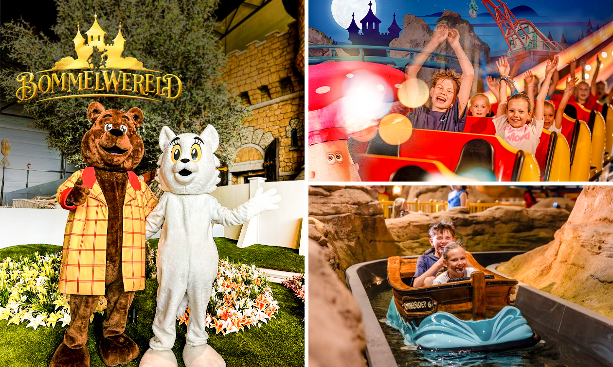 Entreeticket voor Bommelwereld + patat + snack + frisdrank of koffie/thee + appelgebak