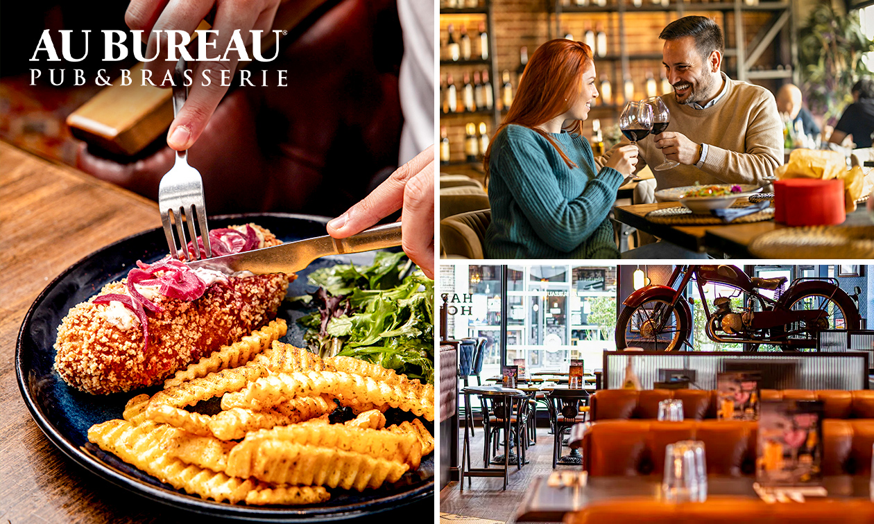 Menu en 2 ou 3 services à la carte près de Reims