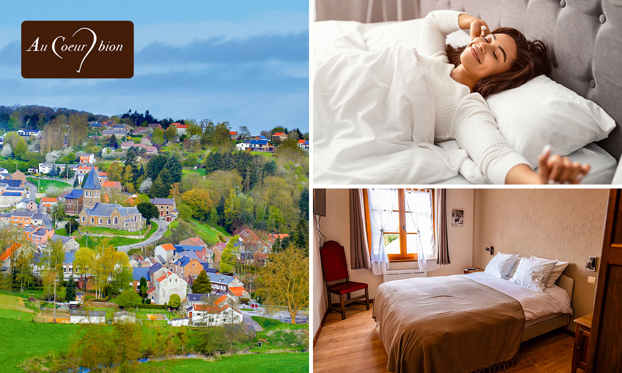 2 nuits pour 2 + petit-déjeuner + évtl. menu en 3 services au coeur de la Vallée de la Semois