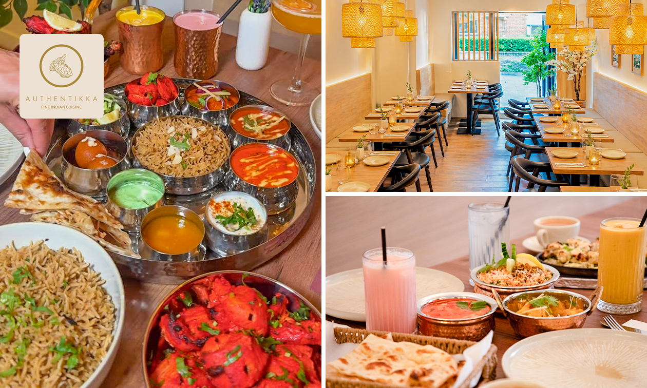 Indiase 2- of 3-gangenlunch of -diner à la carte + bijgerechten