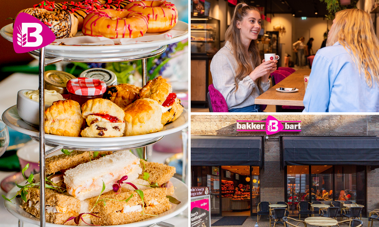 High tea (2 uur) bij Bakker Bart in Kampen High tea (2 uur) bij Bakker Bart in Kampen