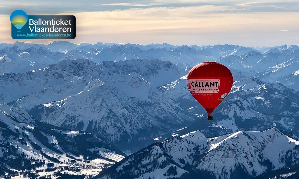 Ballonvaart (1 uur) + glas bubbels en versnaperingen