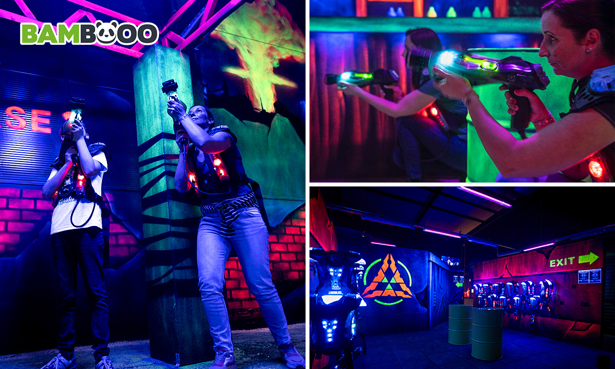 1 of 2 potje(s) lasergamen nabij Komen