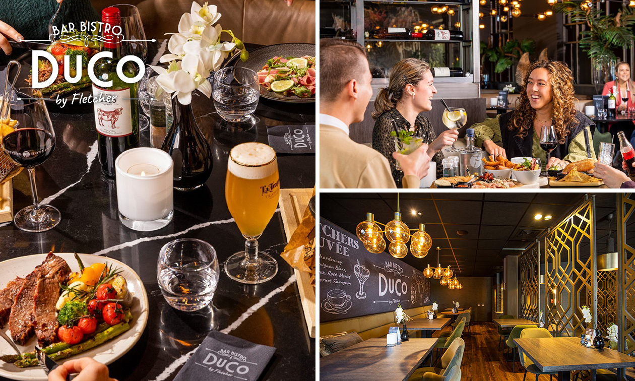 3-gangendiner bij een Bar Bistro DuCo