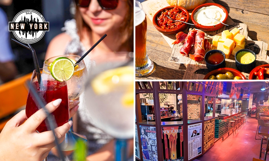 Bier-, cocktail- of wijnproeverij + tapas bij Bar New York