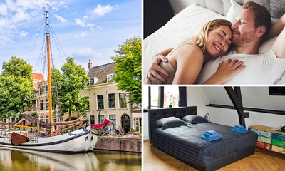 Overnachting voor 2 + late check-out in hartje Schiedam