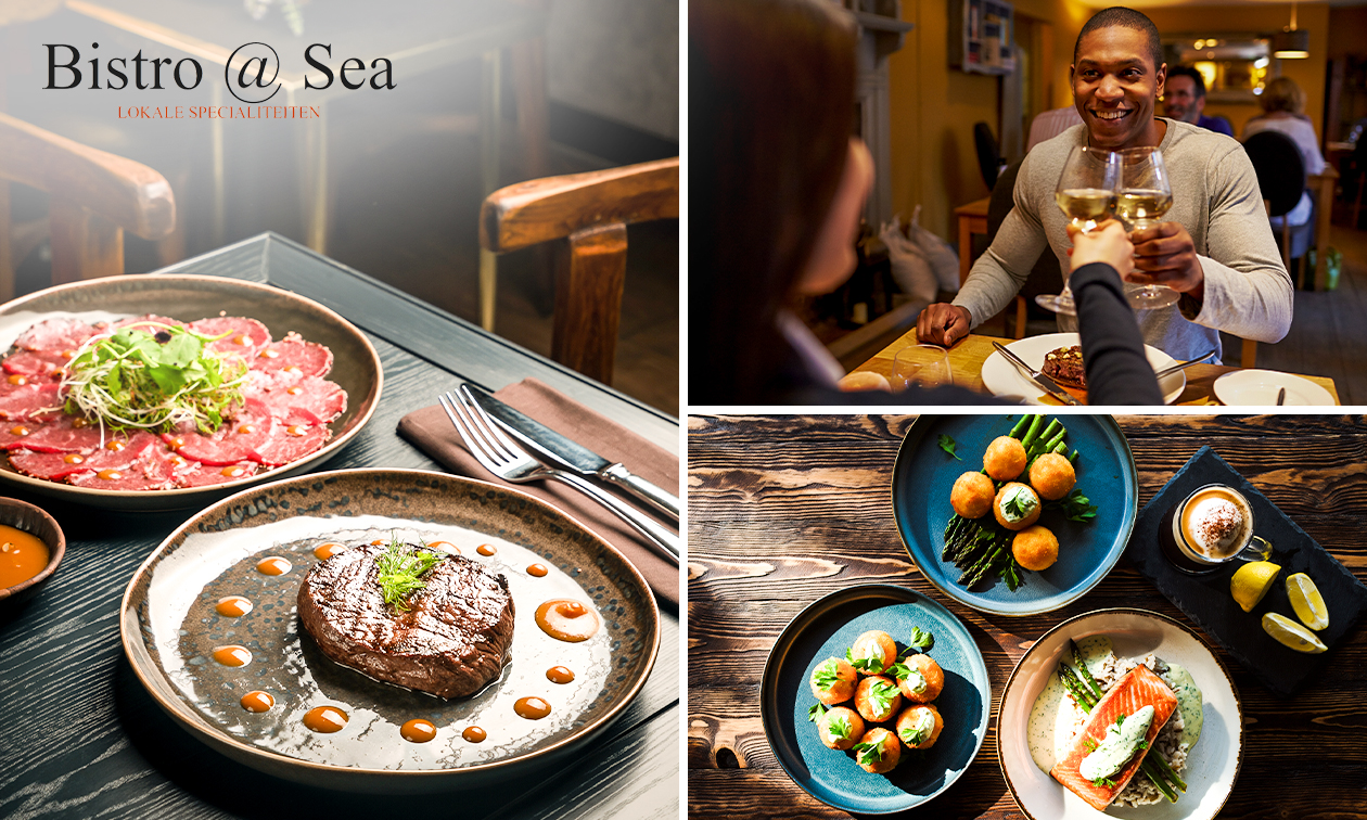 3-gangen keuzelunch of -diner