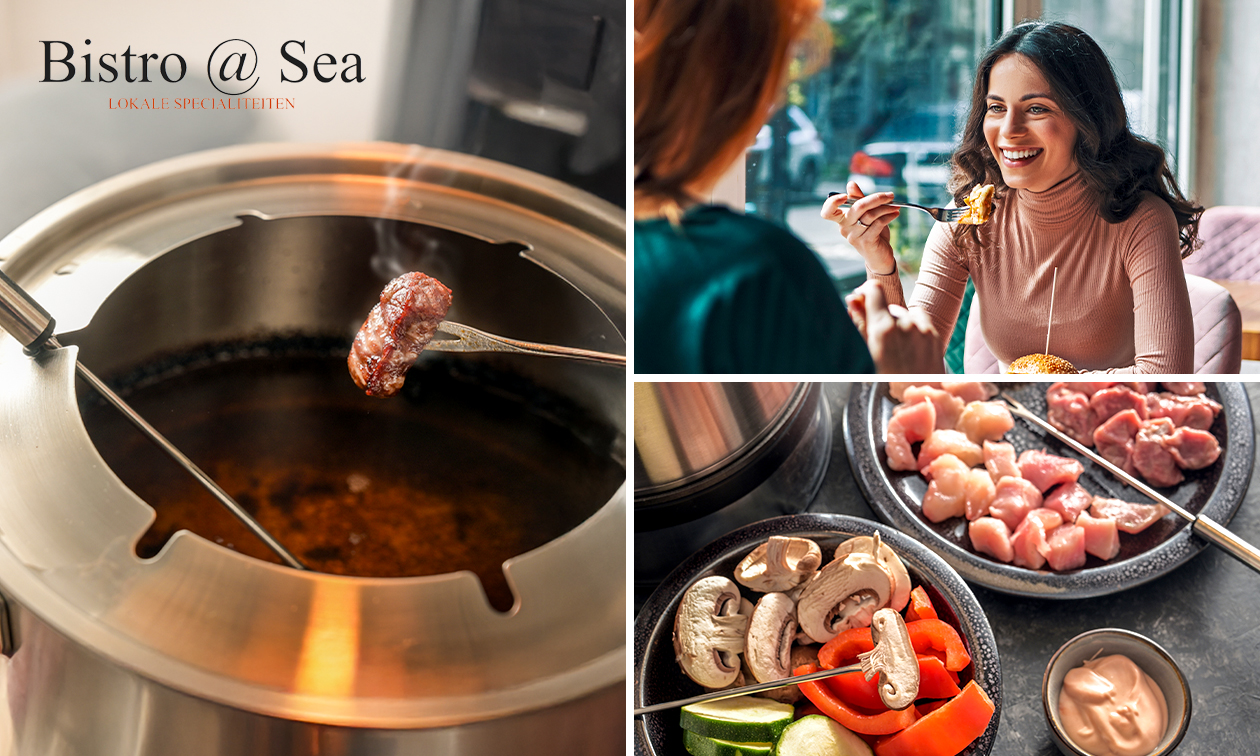 Fondue aan het strand van Middelkerke