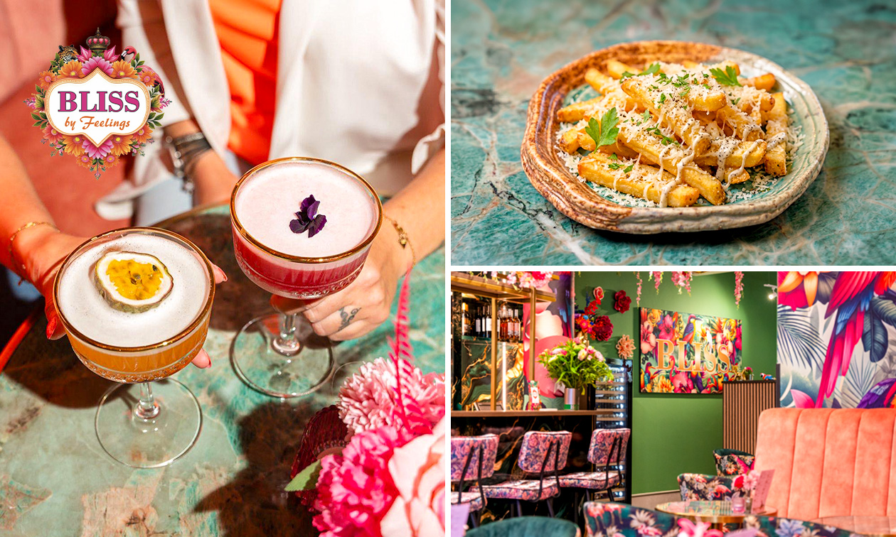 2 cocktails + gerecht naar keuze