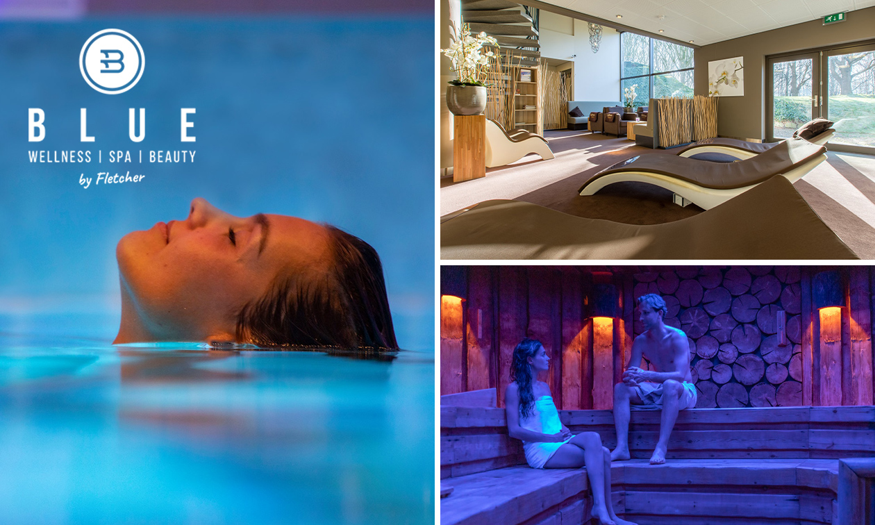 Saunadag + evt. behandeling bij BLUE Wellness by Fletcher