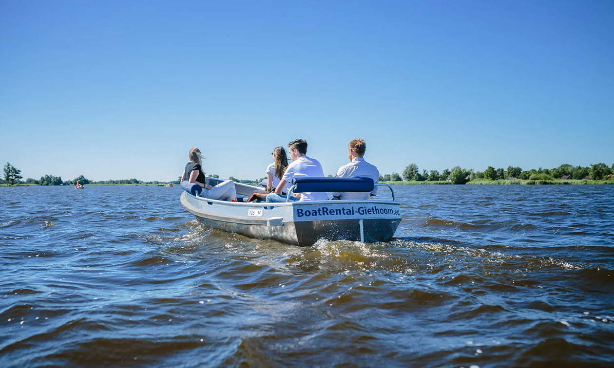 Bootverhuur (2 uur, 4 uur of de hele dag) voor 4-8 pers.