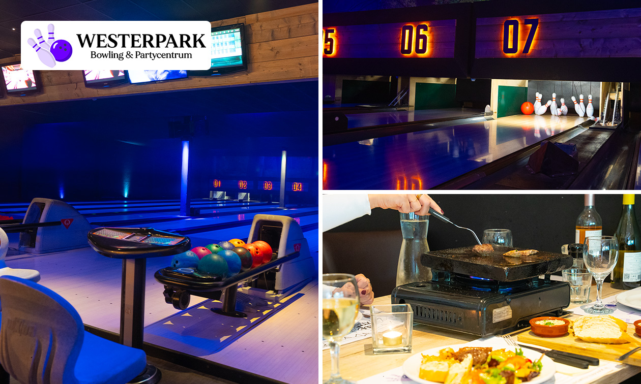 Bowlen (1, 1,5 of 2 uur) + evt. All-You-Can-Eat BBQ of steengrillen bij Bowling Westerpark