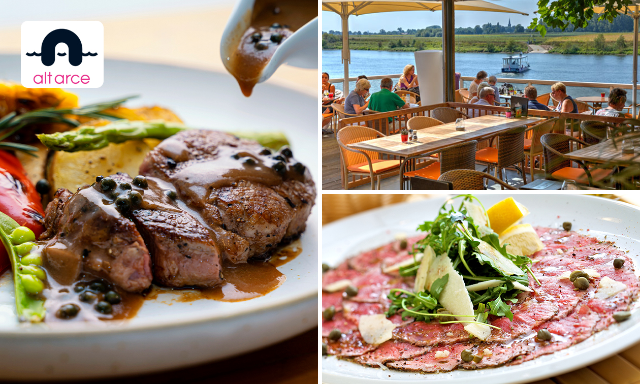 3-gangendiner à la carte bij Brasserie Alt Arce