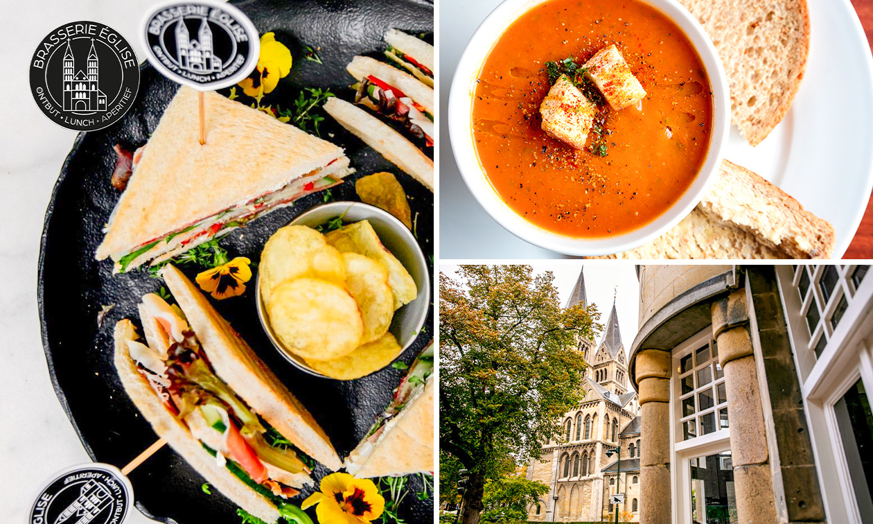 2-gangenlunch à la carte bij Brasserie Église