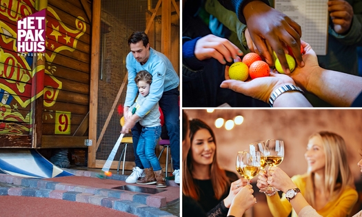 Entree Adventure Golf + drankje naar keuze