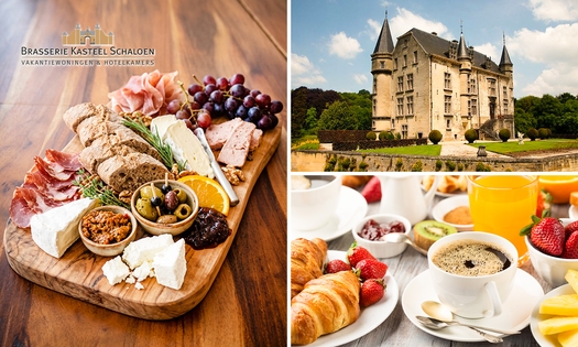 Ontbijt of borrelarrangement bij Brasserie Kasteel Schaloen