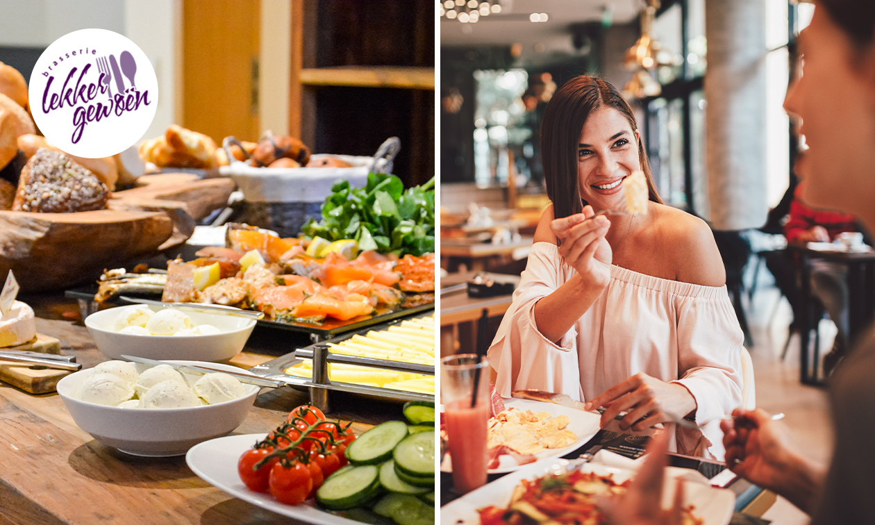 Luxe All-You-Can-Eat & Drink brunch op zondag bij Lekker Gewoën (2,5 uur) Luxe All-You-Can-Eat & Drink brunch op zondag bij Lekker Gewoën (2,5 uur)
