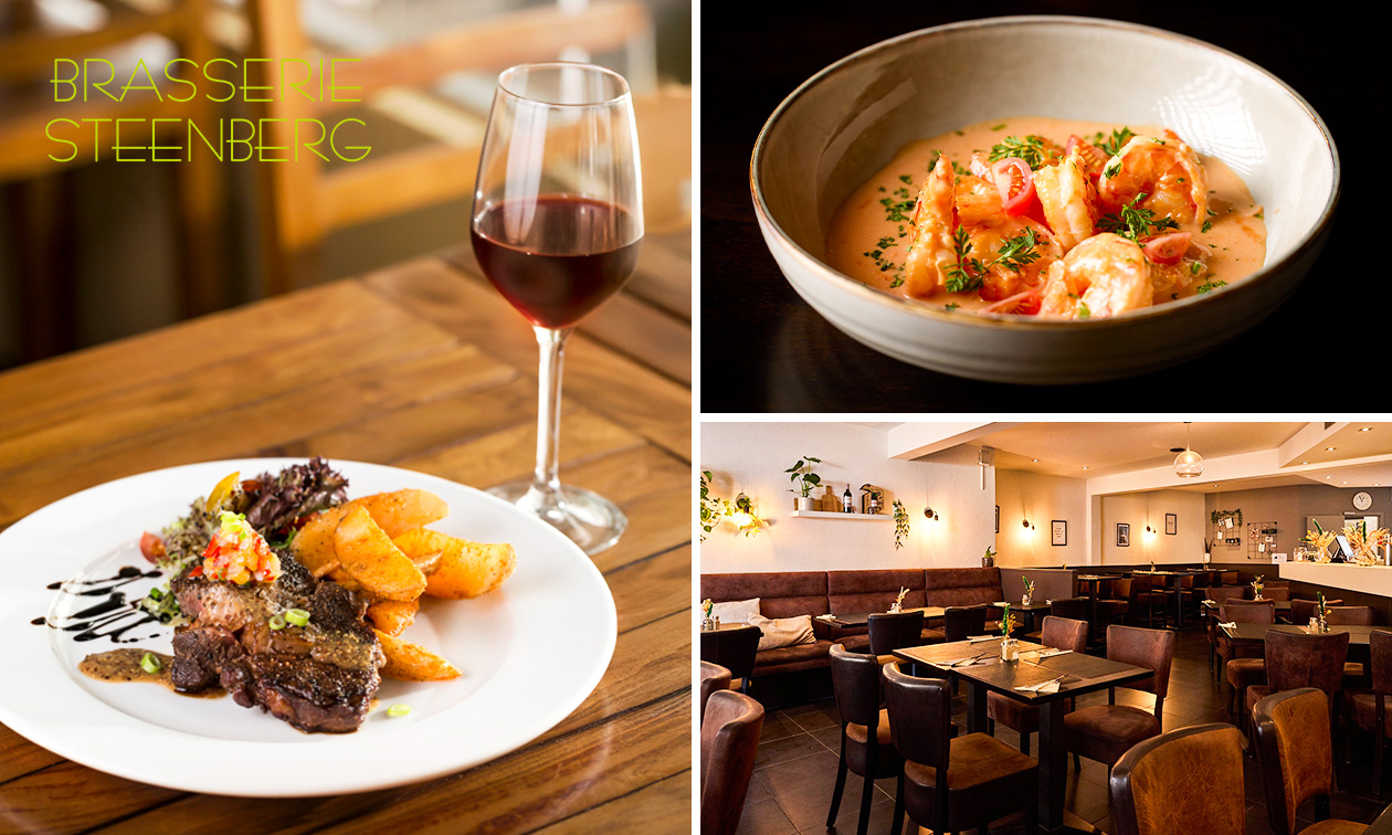 Menu en 2 services à la carte à la Brasserie Steenberg