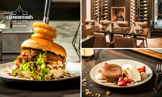 3-gangen keuzediner bij Brasserie 't Gemeintehoës