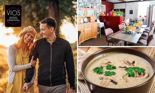 Herfst wandel- of fietsarrangement incl. gebak + soep met broodje bij Brasserie VIOS