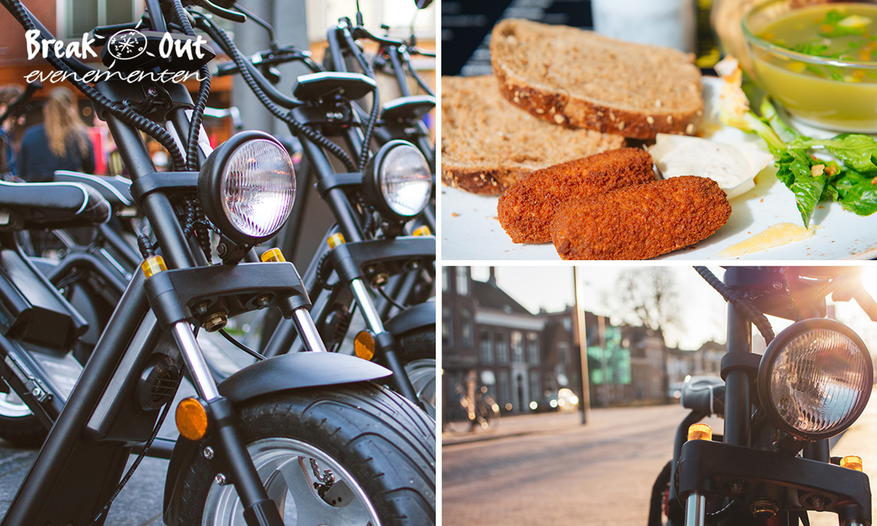 Huur E-chopper (1 of 2 uur) + evt. 12-uurtje met soep Huur E-chopper (1 of 2 uur) + evt. 12-uurtje met soep