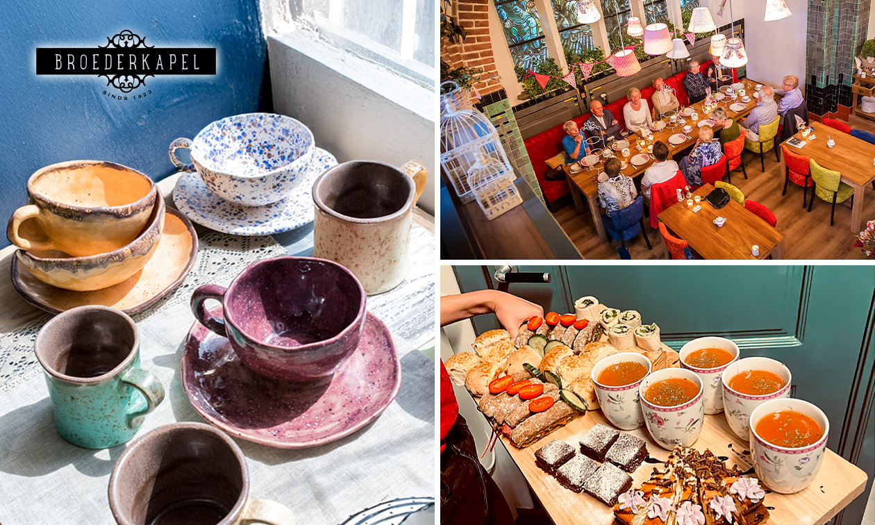 Workshop servies decoreren + borrelplank of lunchplank (2 uur) bij Broederkapel