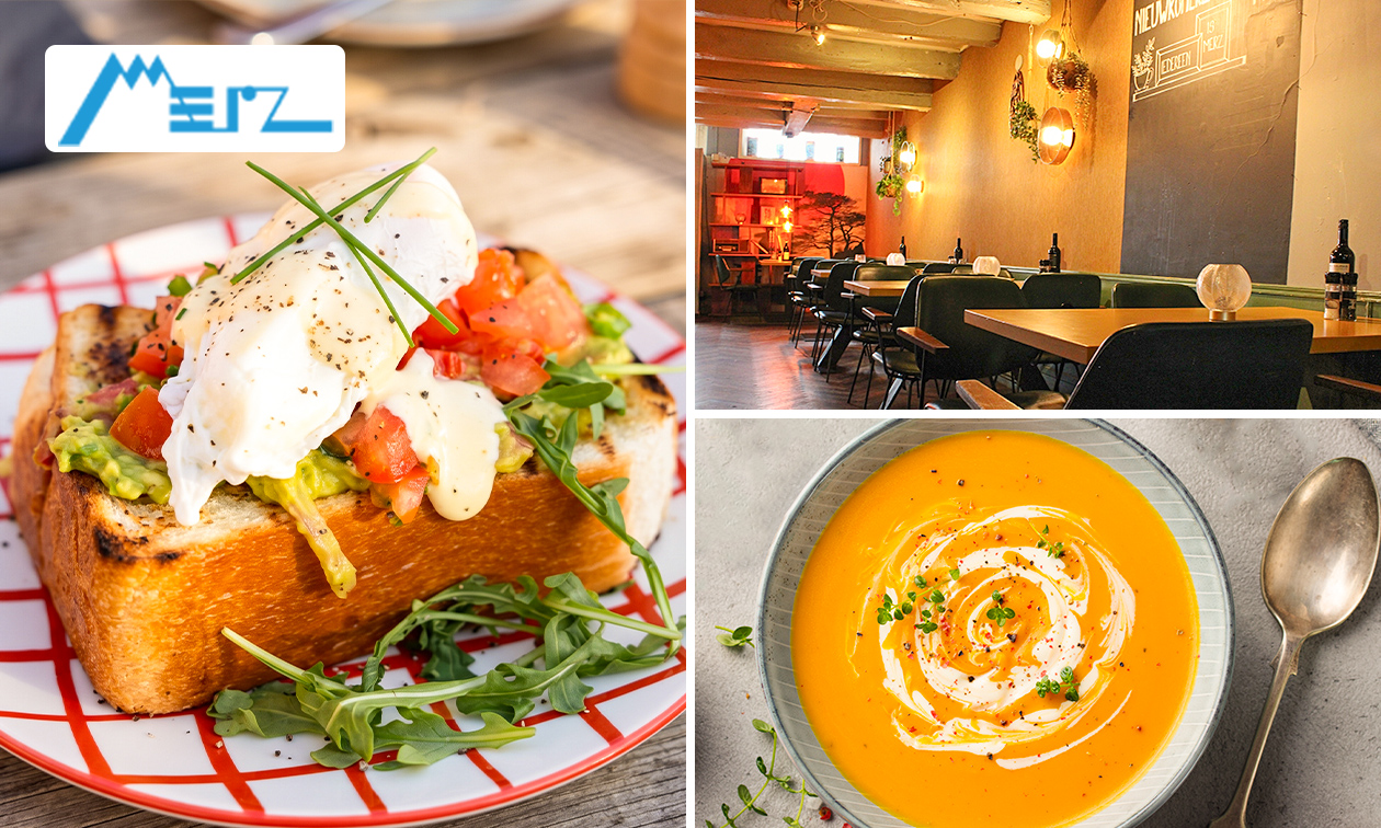 2-gangenlunch á la carte bij Café Restaurant Merz Dordrecht