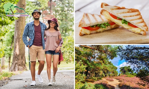Wandelarrangement + koffie/thee + 2-gangenlunch
