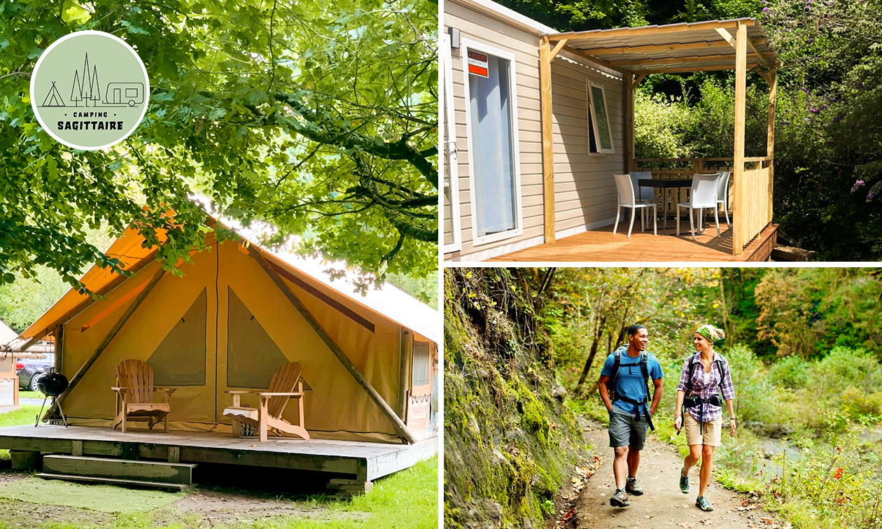 2 nuits pour 2 en camping + forfait électrique + draps de lit dans les Ardennes belges