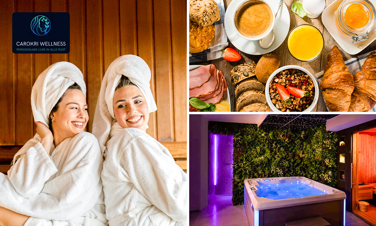 Privé-wellness (2 of 3 uur) + evt. luxe ontbijt