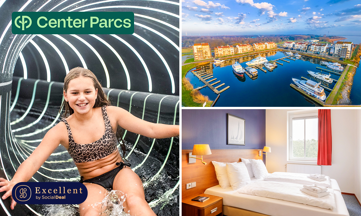 Overnachtingen voor 4 tot 6 personen bij Center Parcs De Eemhof