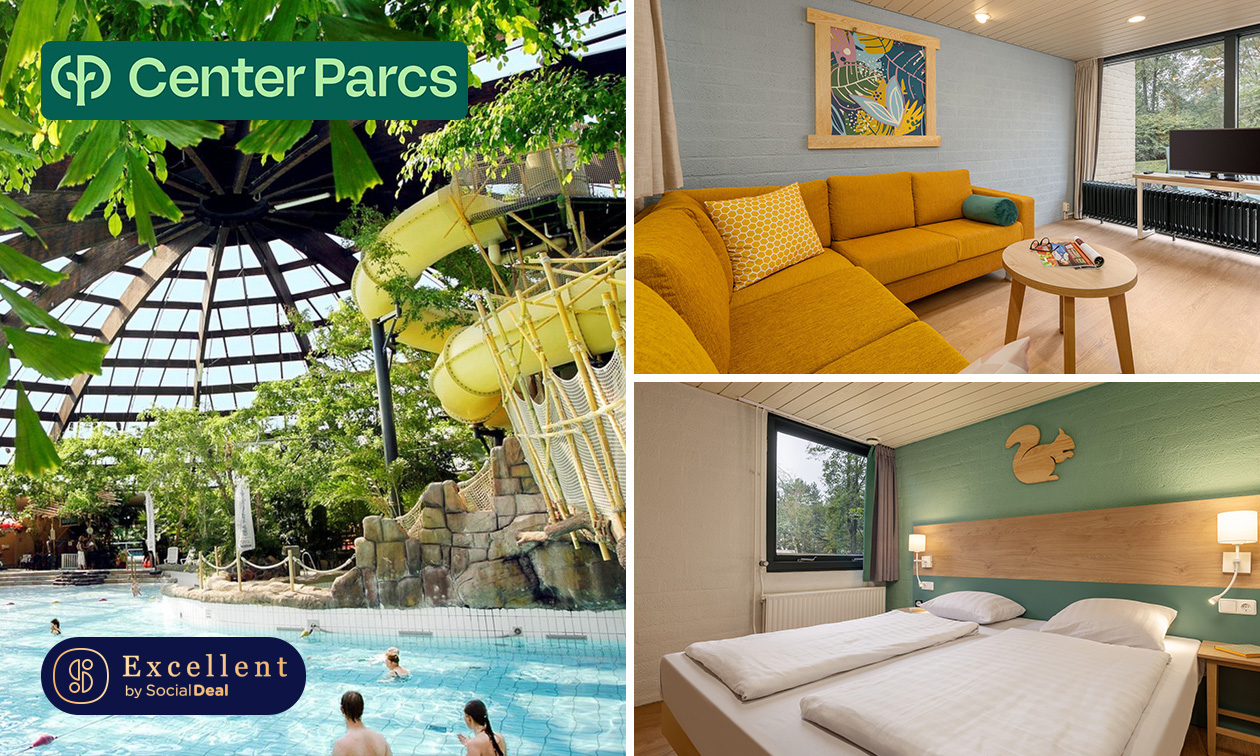3, 4 oder 7 Übernachtungen (2 bis 6 Pers.) bei Center Parcs 3, 4 oder 7 Übernachtungen (2 bis 6 Pers.) bei Center Parcs