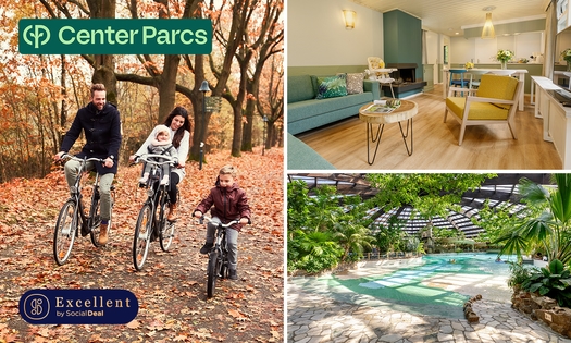 Nuitées pour 4 à 6 personnes à Center Parcs