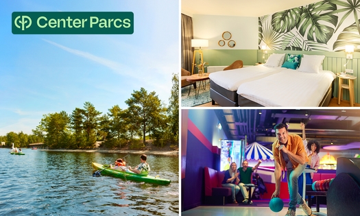 1 ou 2 nuit(s) pour 2 + petit-déjeuner au Center Parcs Hotel De Vossemeren