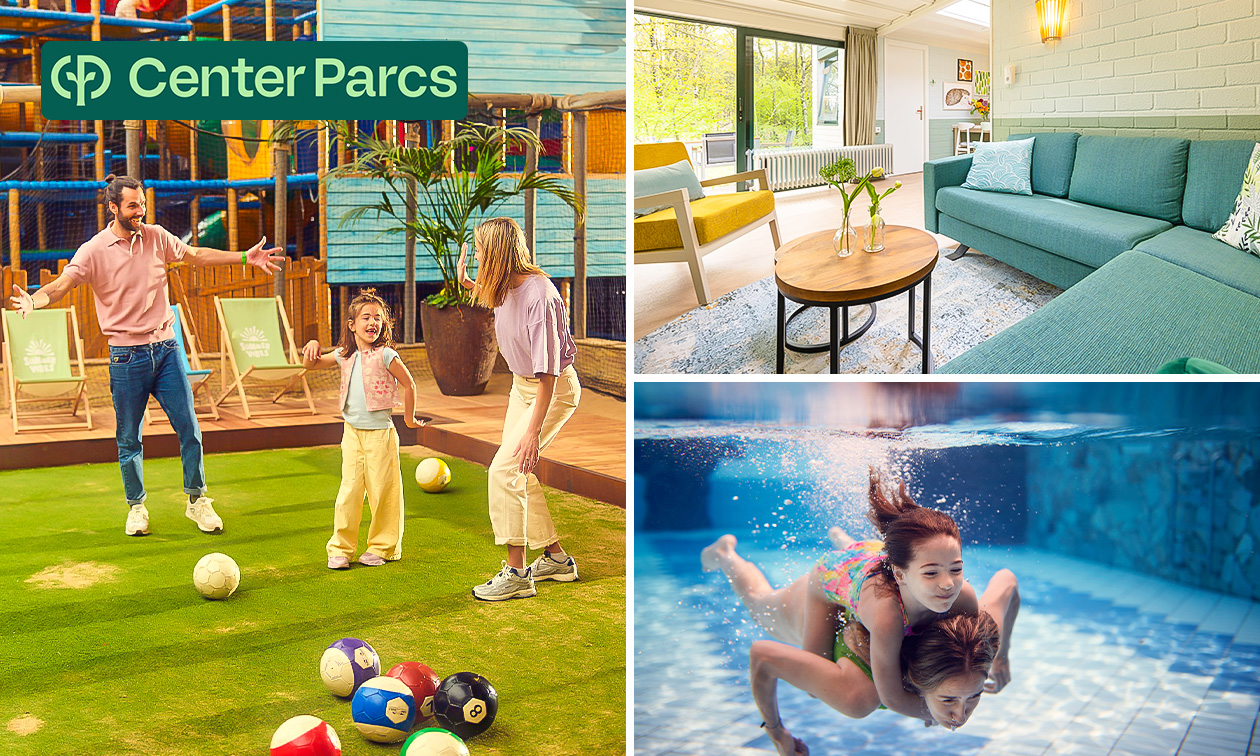 Weekend of midweek voor 4 personen in Center Parcs Het Meerdal