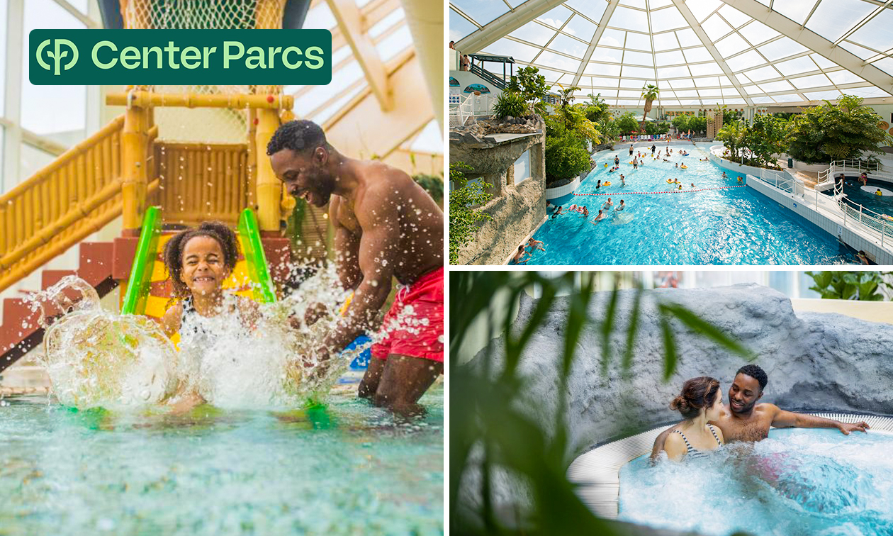 Center Parcs Park De Haan, Entrée à la journée au paradis aquatique