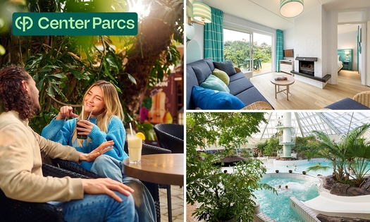 2, 3 ou 4 nuits pour 4 à 8 personnes au Center Parcs Park Zandvoort