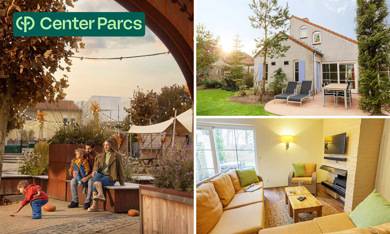 2, 3 of 4 overnachtingen voor 4 tot 6 personen bij Center Parcs Port Zélande