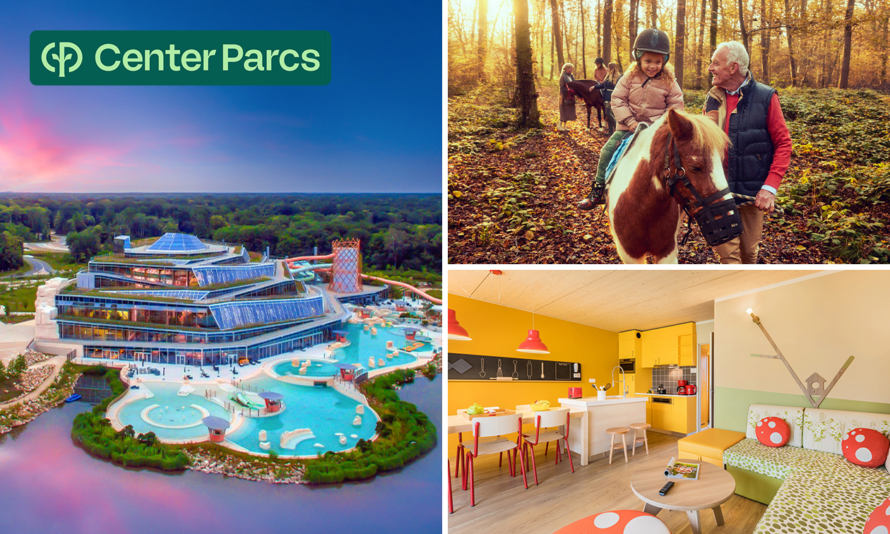 2, 3 of 4 overnachtingen voor 4 tot 6 personen in Center Parcs