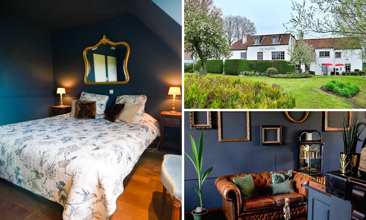 2 overnachtingen voor 2 + ontbijt + glas cava in Damme