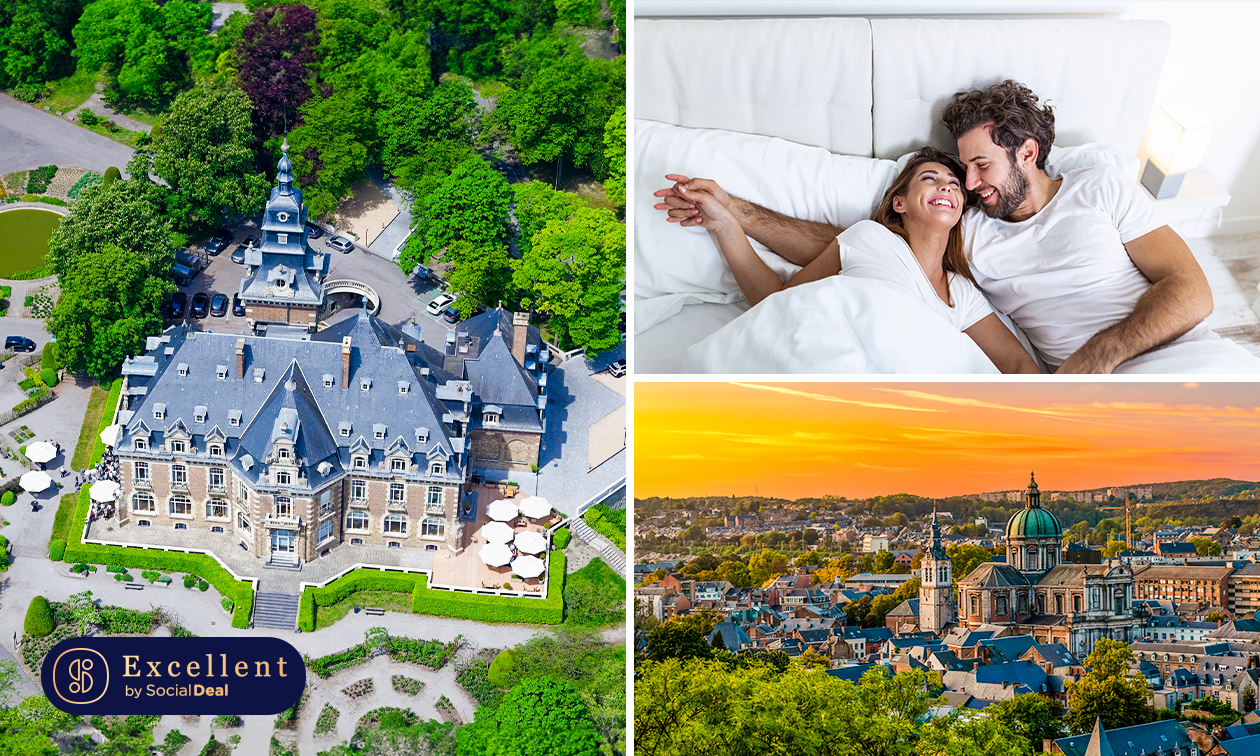 Nuit pour 2 + petit-déjeuner + verre de bienvenue + évtl. bouteille de champagne à Namur