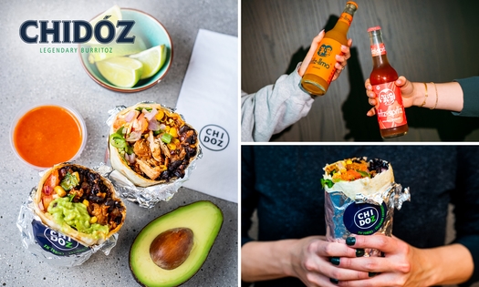 Burrito + drankje bij Chidóz in Eindhoven