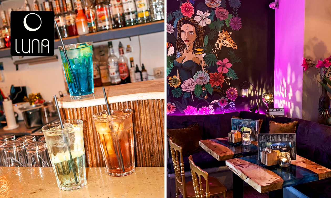 2 cocktails naar keuze bij Cocktailbar Luna op de markt in Delft 2 cocktails naar keuze bij Cocktailbar Luna op de markt in Delft