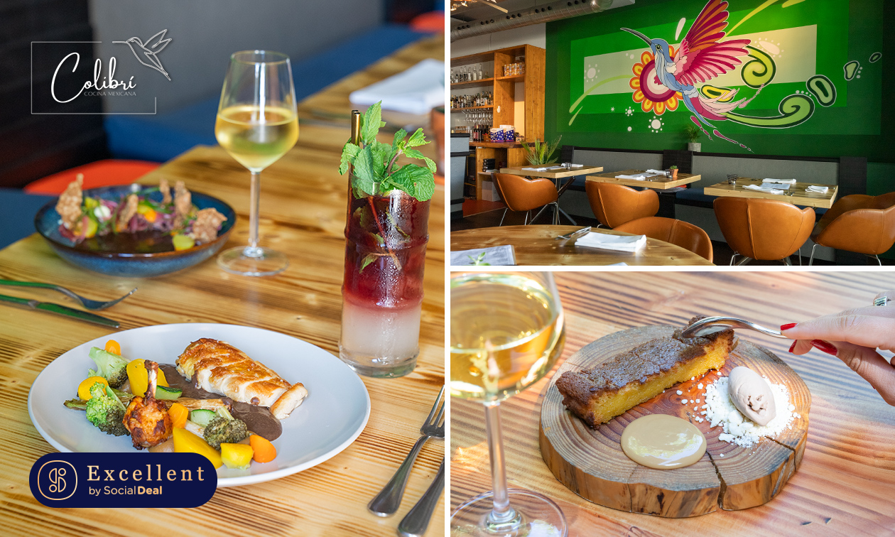 4-gangendiner van de chef bij Colibrí Cocina Mexicana 4-gangendiner van de chef bij Colibrí Cocina Mexicana
